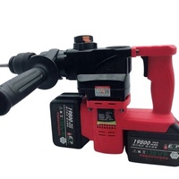 Marteau perforateur électrique portatif de qualité industrielle NEOBRISKEN 3800W, double batterie, multifonctionnel, sans fil