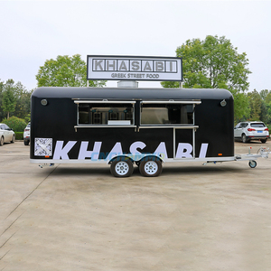 Chammp Kebab BBQ Food Trailers : Camions de restauration mobiles entièrement équipés, cuisine itinérante, frites, burgers, pizzas, avec friteuse. - Product Image 2