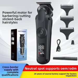 <span class=keywords><strong>Tondeuse</strong></span> à cheveux <span class=keywords><strong>sans</strong></span> <span class=keywords><strong>fil</strong></span> rechargeable <span class=keywords><strong>avec</strong></span> peignes de différentes longueurs, vitesse réglable, étanche IPX6 pour la coiffure et la coupe - Product Image 2