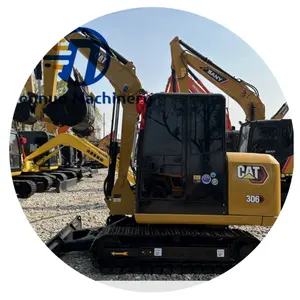 מקורי משומש CAT 306 CAT307 זוחל מחפר משומש 6 טון מחפר מיני חופר בשנגחאי למכירה