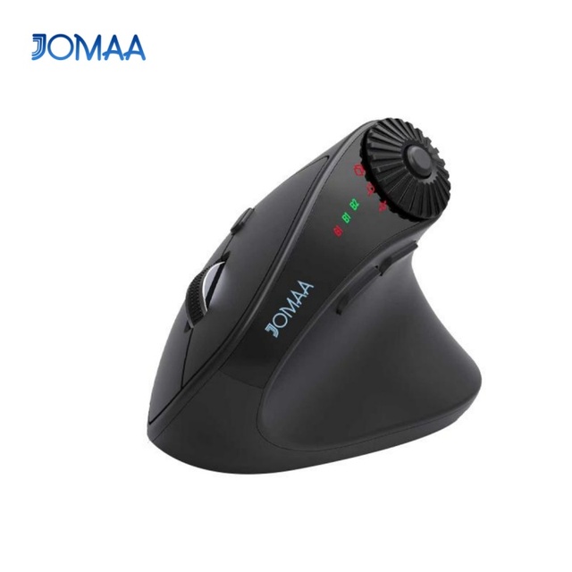 JOMAA Vertical Wireless Mouse Adjustable DPI Ergonomic Optical USB Receiver Right Hand mouse Desktop laptop Use