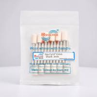 Pointe de polissage en feutre de laine lisse montée pour le traitement des résidus de moulage sous pression et des micro-rayures, outil de finition de surface brillante OEM OBM