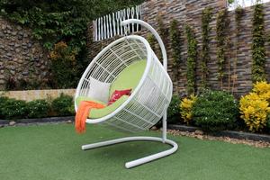 EAGLE COLLECTION-Hamaca de ratán sintético, modelo moderno, estilo 2, diseño más popular, columpio para exteriores, uso en jardín, hecho de metal - Product Image 5