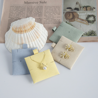 Panneau en microfibre écologique de luxe résistant aux rayures pour boîte de présentation de bijoux