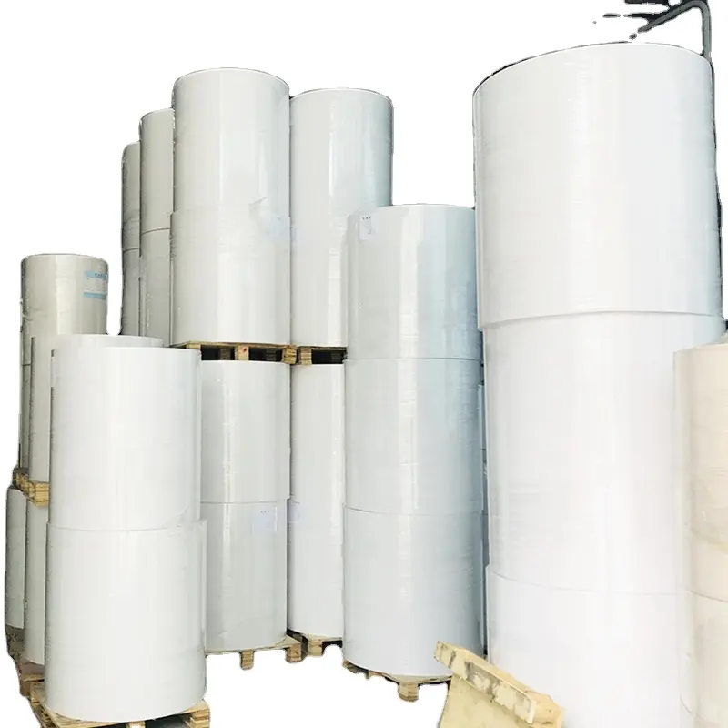 High Quality 45/48/55/60/65/70 Gsm Thermal Paper Jumbo Roll 405mm/565mm/795/844/875mm Width 6000/12000m Length 48-70gsm