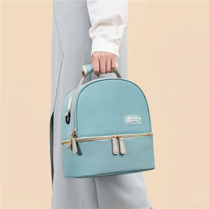 Sacs de stockage de lait maternel thermique Double <span class=keywords><strong>Decker</strong></span> de haute qualité facilement nettoyés refroidisseur en Nylon Bento avec isolation - Product Image 4