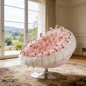 <span class=keywords><strong>Fauteuil</strong></span> en peluche flamant <span class=keywords><strong>rose</strong></span>, canapé en forme d'animal de luxe, <span class=keywords><strong>fauteuil</strong></span> moderne et unique pour salon et chambre à coucher - Product Image 5
