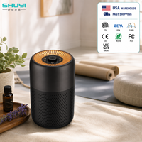 Purificateur d'air portable de table (lot de 2) – Élimine le formaldéhyde et les odeurs de bureau pour les postes de travail des employés – En stock aux États-Unis, livraison rapide