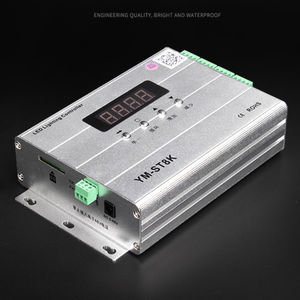 وحدة تحكم JIUAN <span class=keywords><strong>YM</strong></span>-ST8K لإضاءة الجدران بتقنية <span class=keywords><strong>LED</strong></span> مع نظام DMX512 وGPS للمزامنة اللاسلكية، مشغلات إضاءة خطية بجهد 24 فولت تيار مستمر وقدرة 25 واط مصنوعة من الألومنيوم - Product Image 2