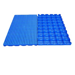 Plastic <b>Pallet</b> 1000x600x50mm HDPE Round Hole 4-Way Dynamic Load 1.0t 16kg Warehouse Moisture Proof - Product Image 4