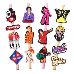 2023 <span class=keywords><strong>mexicain</strong></span> célèbre chanteur peso pluma paille toppers charmes pour verre peut - Product Image 5