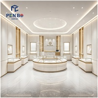 Présentoir à bijoux en bois et en verre de luxe personnalisé, conception de vitrine, aménagement de magasin de bijoux en or, comptoir de meubles de bijouterie