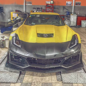 Pare-chocs avant et grand contour de pare-chocs avant en matériau PP de haute qualité 2016+ Convient à Chevrolet pour Corvette C7 Zr1 - Product Image 2