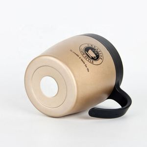 Stainless Steel Double Wall Vacuum Flask Office Coffee <b>Tea</b> <b>Thermos</b> Tumbler Cup With Handle and Spoon Travel Coffee Mug - Product Image 4