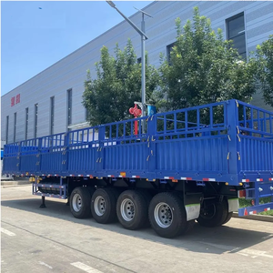 Semirremolque de Carga de 3 Ejes y 6 Toneladas, Diésel, Manual, con Rejas, para Almacenamiento, Ganado/Vacas/Cerdos/Aves de Corral - Product Image 3