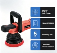 Polisseuse orbitale aléatoire portable DA 850W, polisseuse électrique pour la correction et le polissage de la peinture automobile