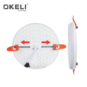 OKELI Super Bright Colour Light Slim Round Aluminum 9w <strong>14w</strong> 24w 36w Recessed Mounted <strong>Led</strong> <strong>Panel</strong> - Product Image 3