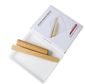 Set di Stampi per Nougat Ecologici TZ Kitchen con Mattarello in Legno Antiaderente per Cioccolato, Caramelle e Utensili da Forno Natalizi - Product Image 2