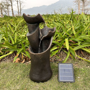 Fontaine d'eau extérieure classique de fontaine d'eau de panneau solaire de <span class=keywords><strong>trois</strong></span> couches dans l'énergie verte pour la décoration de jardin - Product Image 2