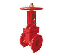 Katup gerbang OS&Y yang sesuai dengan standar GOST, katup gerbang dengan segel elastis tipe flensa 2'-12' 300 PSI