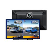 Écran tactile Carplay de 9 pouces arrière et avant haute définition 4K Dashcam Navigation pour camions et voitures