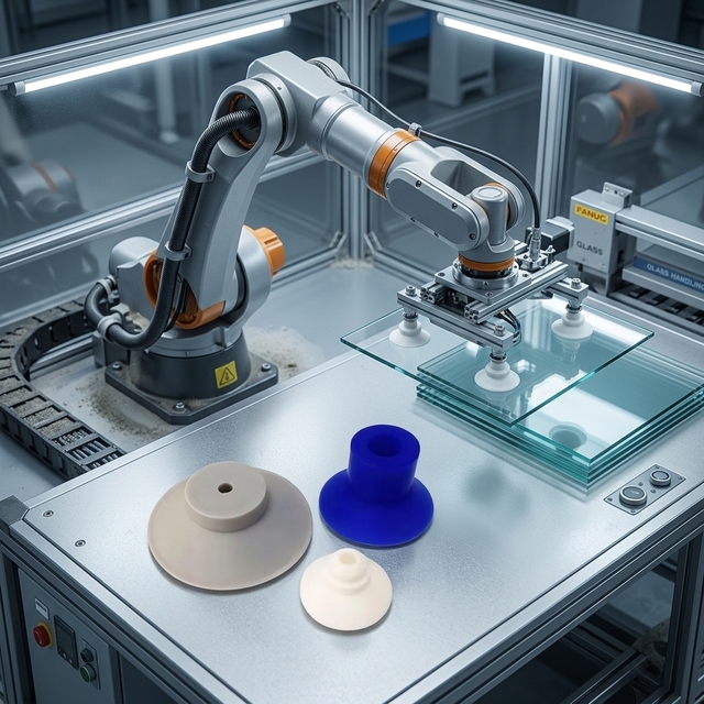 Robot Gripper Accessories Vacuum Suction Cup Silicone Suction Cup Rubber Suction Cup Industrial Vacuum Sucker