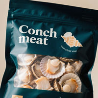 Vente en gros de sacs d'emballage d'aliments congelés laminés personnalisés Pochette plate avec fenêtre profilée et trou de suspension pour sac en mylar de fruits de mer