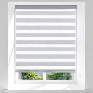 Day and Night Built-In Electric Zebra <b>Shades</b> Smart Blinds with Remote Control Plain Technique for Every Day Use - Product Image 1