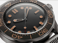 Montres-bracelets pour hommes en acier inoxydable rond de 5 mm 20 mm avec mouvement à remontage manuel en titane et cristal saphir antireflet 2024