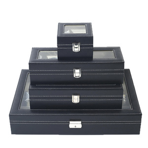 Caja de Almacenamiento de Relojes de Cuero de Alta Gama y Gran Capacidad, Estuche de Exhibición para Relojes para el Hogar - Product Image 4