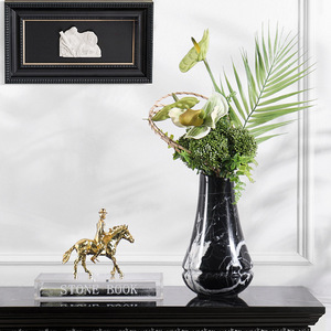 Vaso da Pavimento in Marmo di Alta Qualità Stile Art Deco Moderno 100% Naturale Colore Personalizzato per Decorazione - Product Image 3