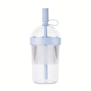 Food Grade Plastic Leakproof Portable Large Capacity Outdoor Travel Coffee Milk Tea Drinking Bottle Straw <b>Cup</b> - Product Image 3
