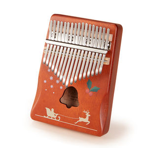Vente en gros Kalimba de Noël 21 touches, piano à pouces en bois massif, quantité minimale de commande bas, livraison rapide, marque privée - Product Image 4
