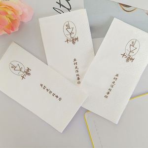 Servilletas de papel tisú de 2 capas personalizadas con logotipo, servilletas de papel de alta calidad de materia prima natural - Product Image 5