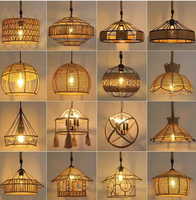 Lampe suspendue en chanvre décoratif, support de lampe suspendue, lampe suspendue en fer forgé de style industriel pour salon, lustres vintage
