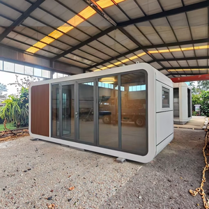 Cabina Prefabricada de Acero de Construcción Rápida y Móvil de 20 pies y 40 pies para Cafetería con Energía Solar, Tienda <span class=keywords><strong>Pop</strong></span> y Uso como Villa - Product Image 1