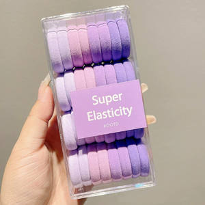 أشرطة شعر مرنة للفتيات 32-حبل ربطات شعر للأطفال ربطة شعر من النايلون الملون - Product Image 5