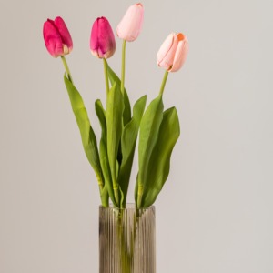 Tulipano Artificiale Realistico in PU Arancione per Matrimoni, Decorazioni per la Casa e Addobbi Nuziali - Product Image 4