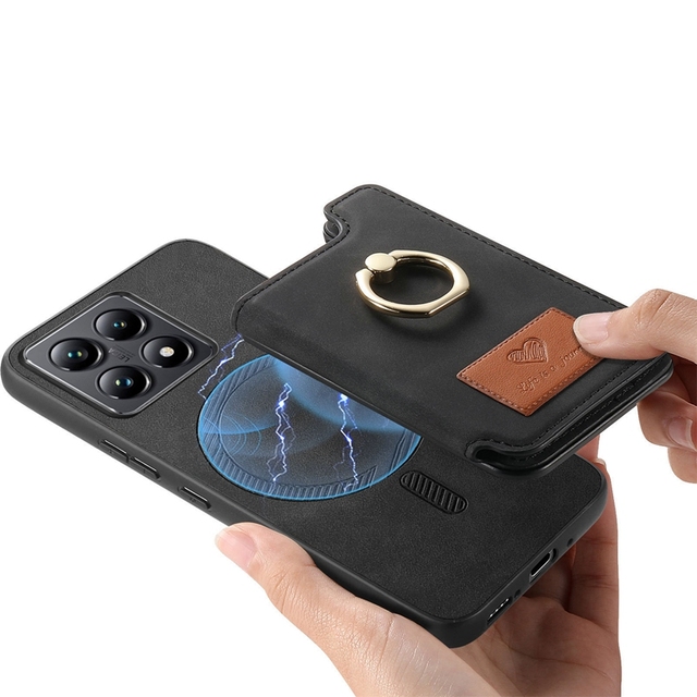 Detachable 2 in 1 Wallet Leather case for Xiaomi 13T/13T Pro/14/14T Pro/15/15 Pro, for Xiaomi 14 Ultra Magnetic Charge case