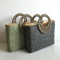Sac De Plage-Bolso De mano con asa redonda para mujer, cartera elegante De gran capacidad para verano
