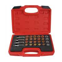 64pc Top Qualité Bouchon De Vidange D'huile Carter Boulon Kit de Réparation De Filetage M13-M20 Robinet Outil De Réparation Automatique