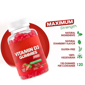 Sıcak satış <span class=keywords><strong>Vitamin</strong></span> <span class=keywords><strong>D3</strong></span> Gummies şekersiz bağışıklık güçlendirici ve kas desteği günlük kullanım - Product Image 5