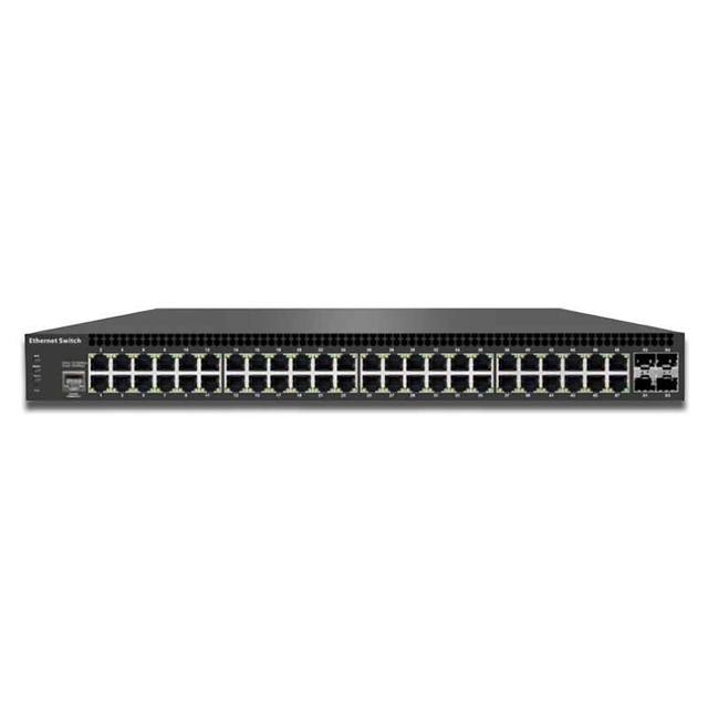 S5700 Industrial 48GP 48 Port Gigabit PoE+ Managed Network Switch VLAN Support 4 SFP 10G Uplinks L3 Routing SNMP QoS Stock