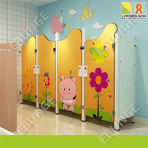 Panneau Hpl Quincaillerie de <span class=keywords><strong>douche</strong></span> commerciale Cloisons Charnière Cabine Panneau stratifié compact pour cloisons d'école Toilette - Product Image 2