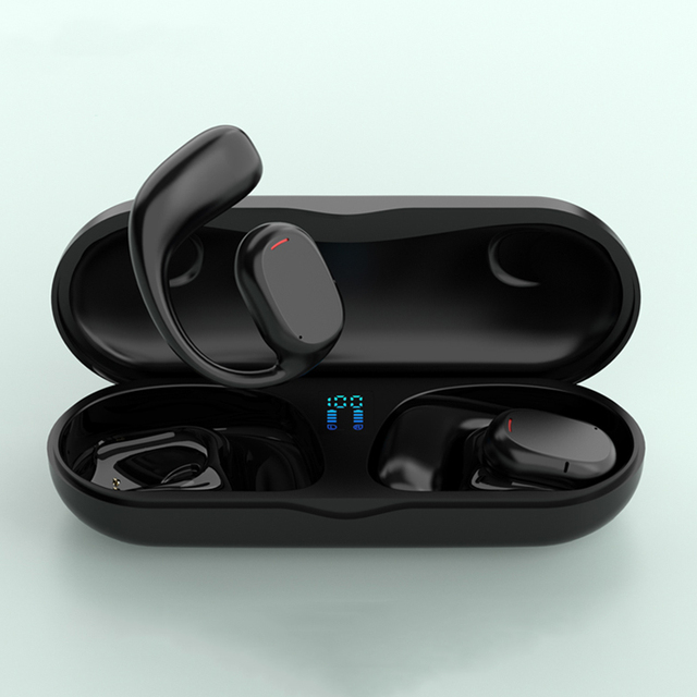 JS270 Open-Air Conduction Earphones Sports Earhooks TWS Earbuds: No Ear Insertion, HD Stereo Sound, Sweat Resistant for Cycling