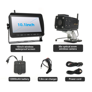 30x zoom không dây cẩu tháp hệ thống với AHD tầm nhìn ban đêm phía sau máy ảnh phía trước máy ảnh không dây với phát hiện điểm mù - Product Image 3