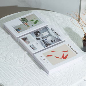 Venta al por mayor moderno simple plegable foto Prop papel libro modelo fotografía decoración del hogar Adornos- - Product Image 3