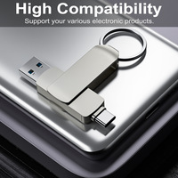 USB flash drive ponsel, USB flash drive ponsel tipe-c harga pabrik 2 in 1 OTG