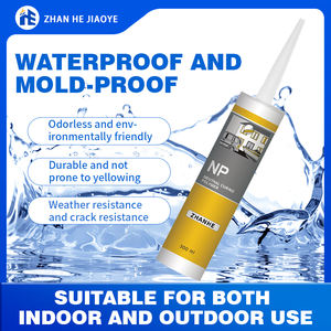 Mastic silicone neutre imperméable et résistant aux intempéries pour verre, aluminium, fenêtres, portes, <span class=keywords><strong>cartouche</strong></span> 300 ml, fabrication OEM - Product Image 3