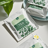 Sachets de thé en papier kraft laminé de qualité alimentaire, écologiques, portables, imprimés sur mesure, petits sachets de thé, sachets de café